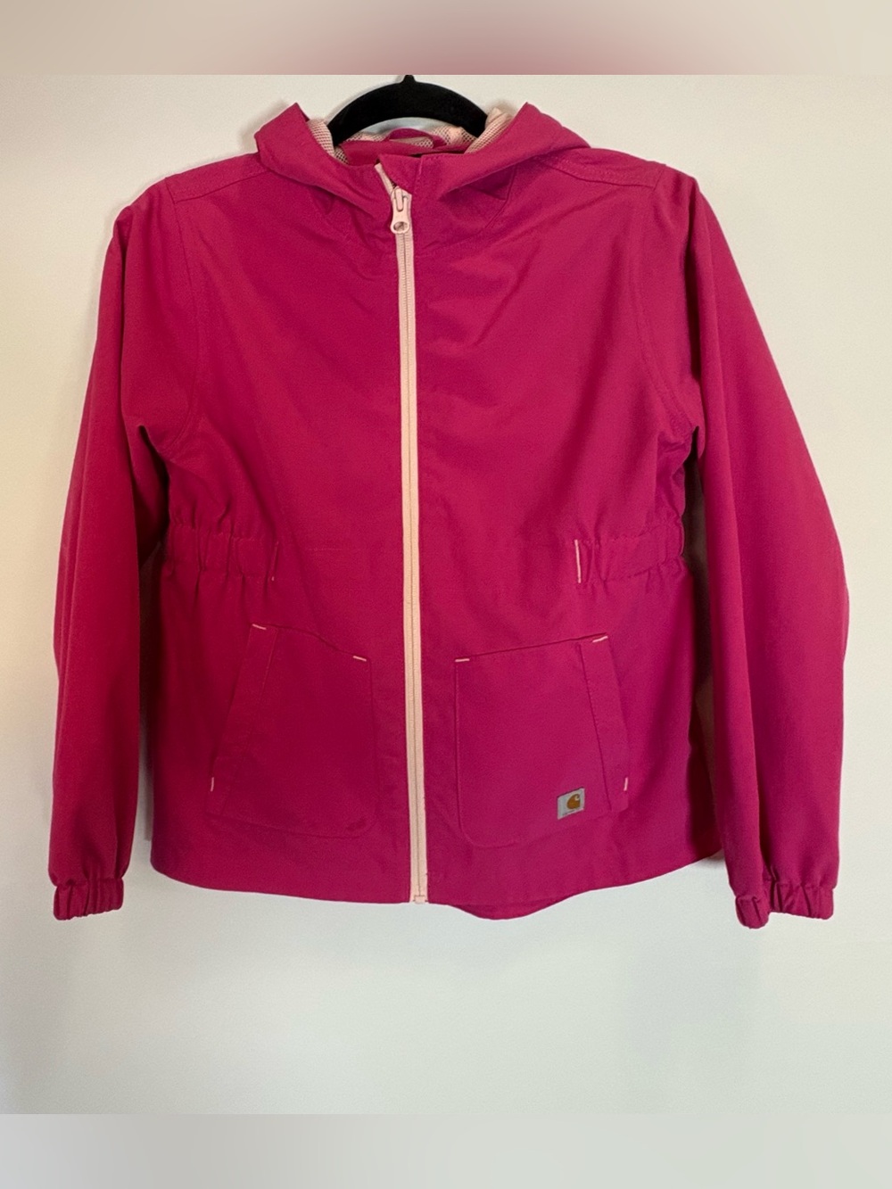 Carhartt Kids Fuchsia Hooded Rain Jacket